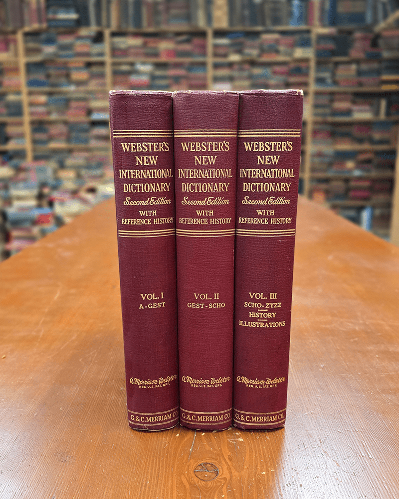Webster's New International Dictionary - Books by the Foot