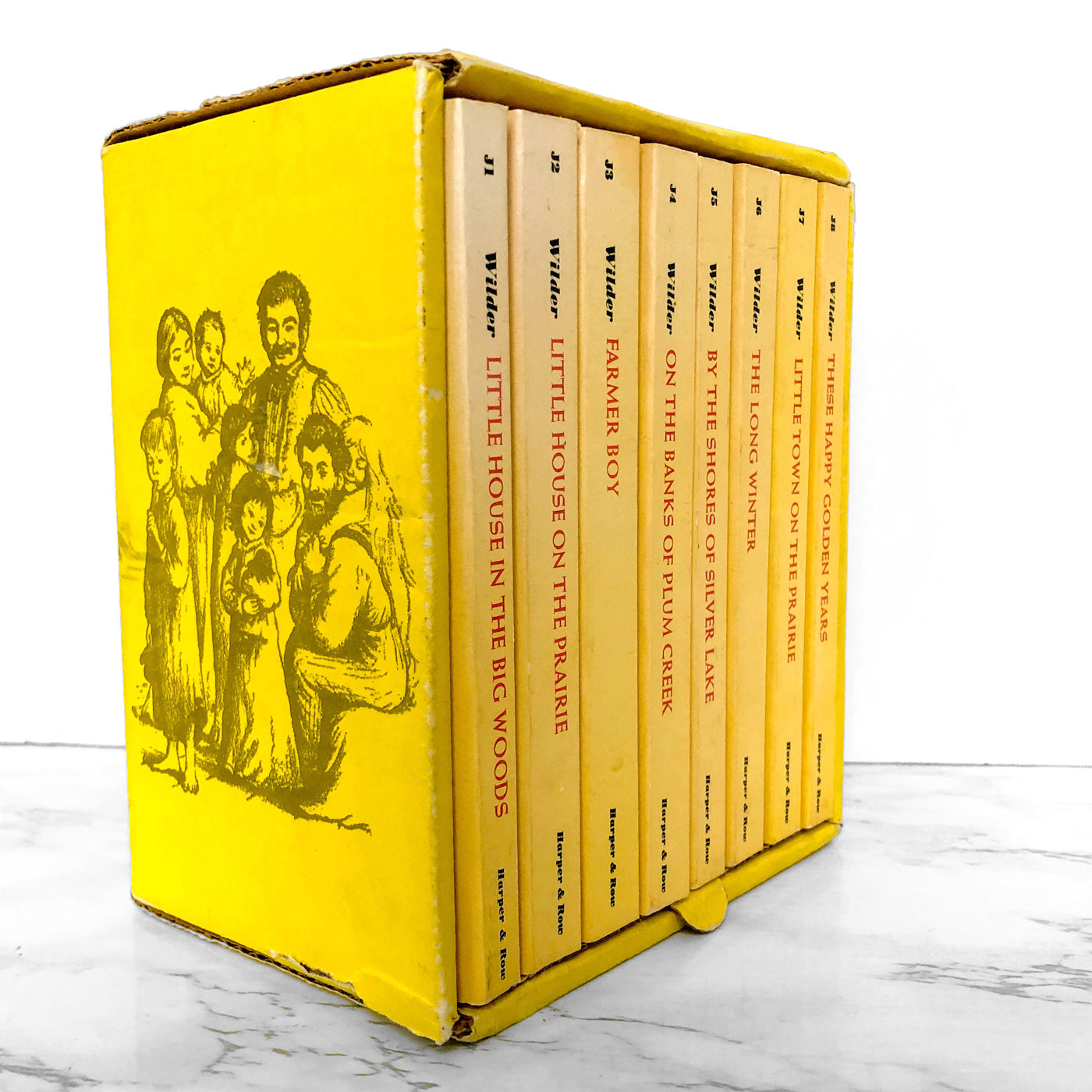 The Little House Books by Laura Ingalls Wilder [1971 PAPERBACK BOX