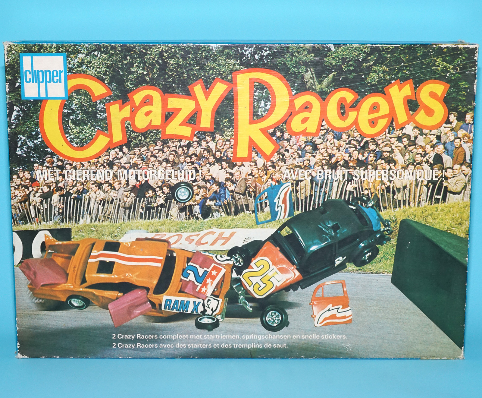 SSP SMASH-UP DERBY CRAZY RACERS PICK-UP & VW BEETLE COMPLETE EURO