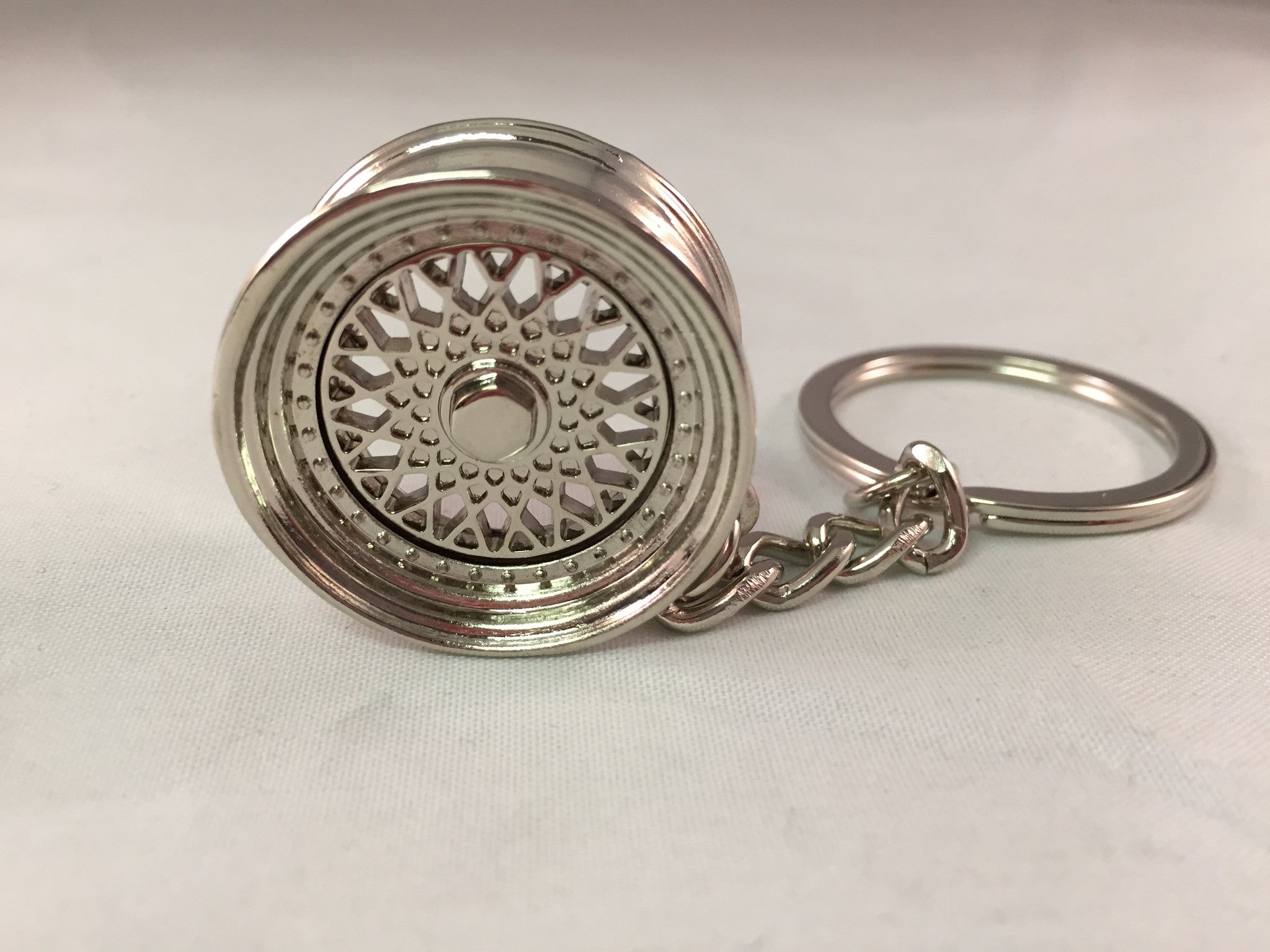 BBS Alloy Wheel Keychain - Silver – Boostnatics