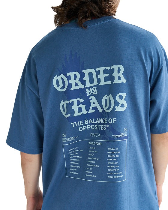 OUTLET】RVCA メンズ TOUR DATES SS Tシャツ 【2025年夏モデル】