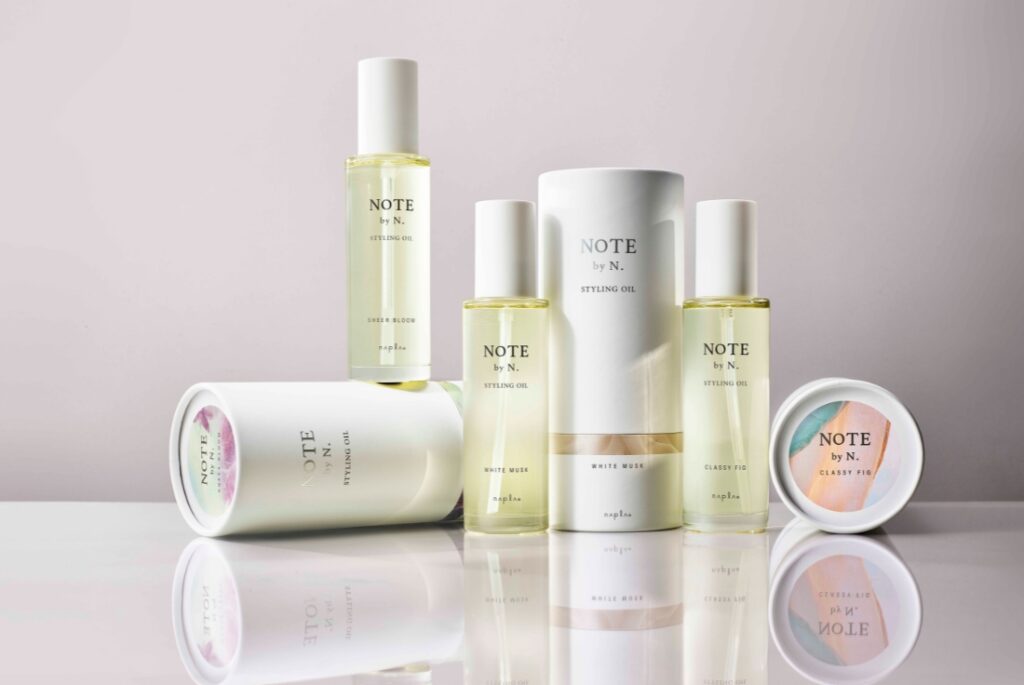 N.」シリーズに新ライン誕生 「NOTE by N.」は香りで選ぶヘアオイル