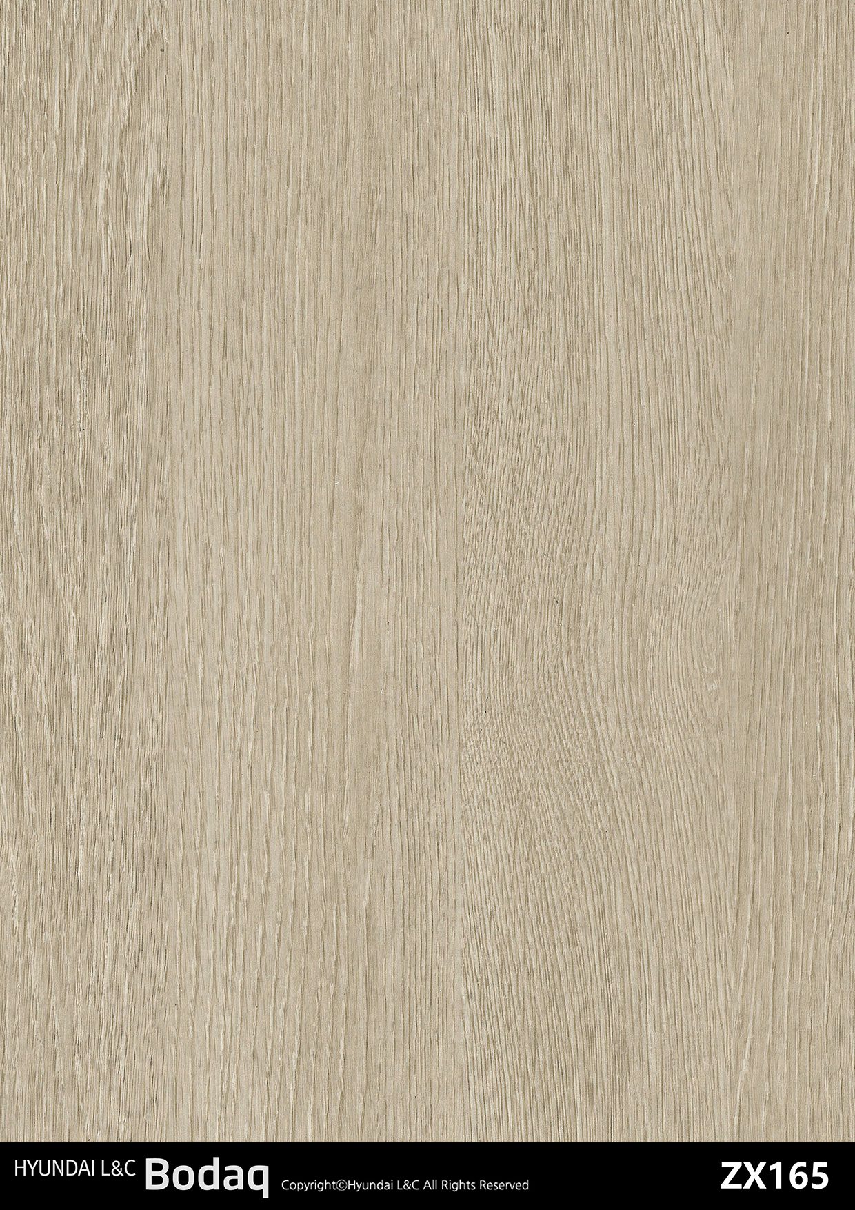 ZX165 Oatmeal Oak Film - Wood Collection