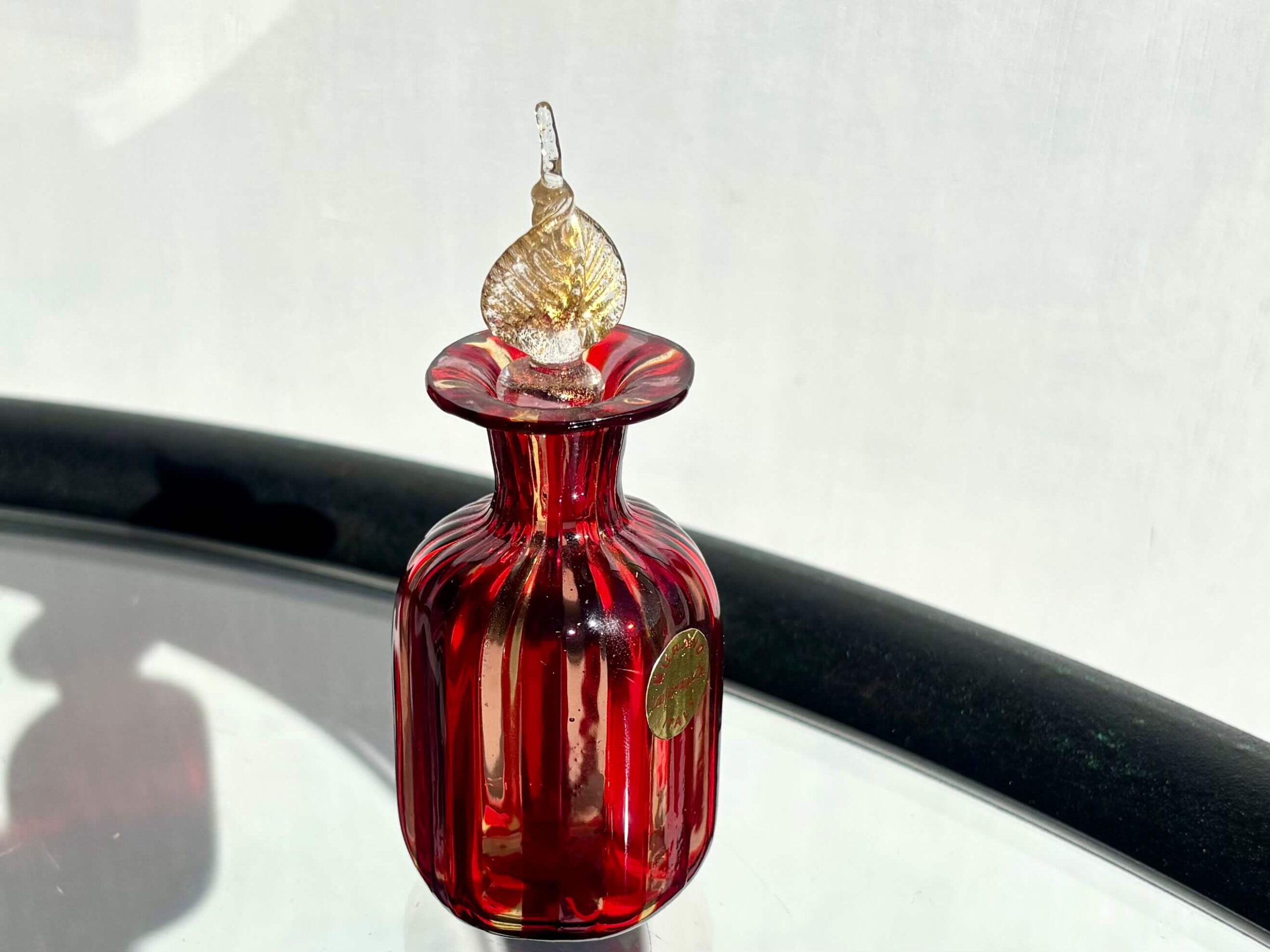 No.11871「ムラノガラスの香水瓶」高さ9.5cm | ボルトナットマーケット