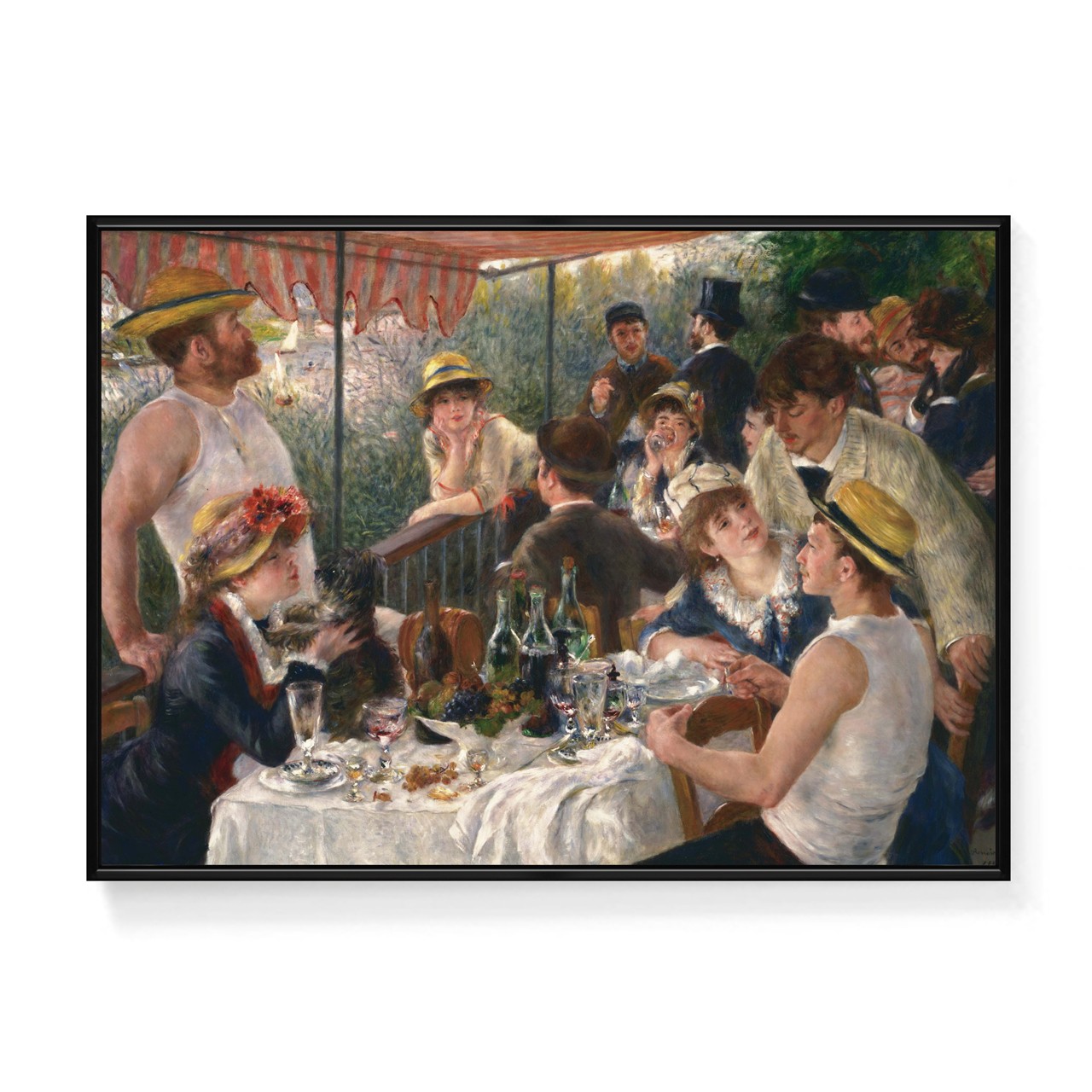 ピエール＝オーギュスト・ルノワール《舟遊びをする人々の昼食》