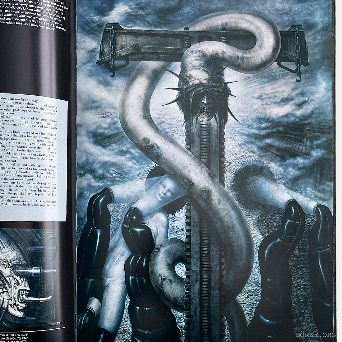 1991 HR GIGER'S NECRONOMICON HARDCOVER MORPHEUS PUBLISHING EDITION