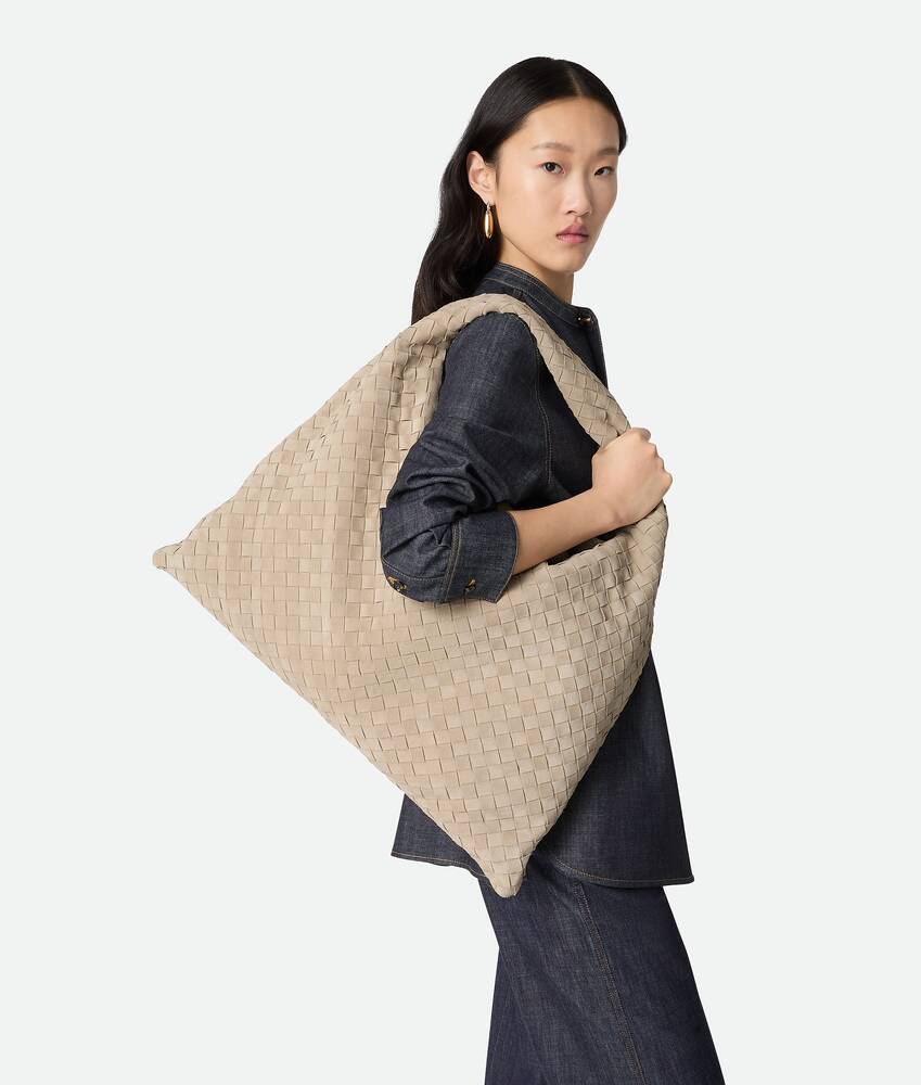 Women's Large Hop in Ecru | Bottega Veneta US