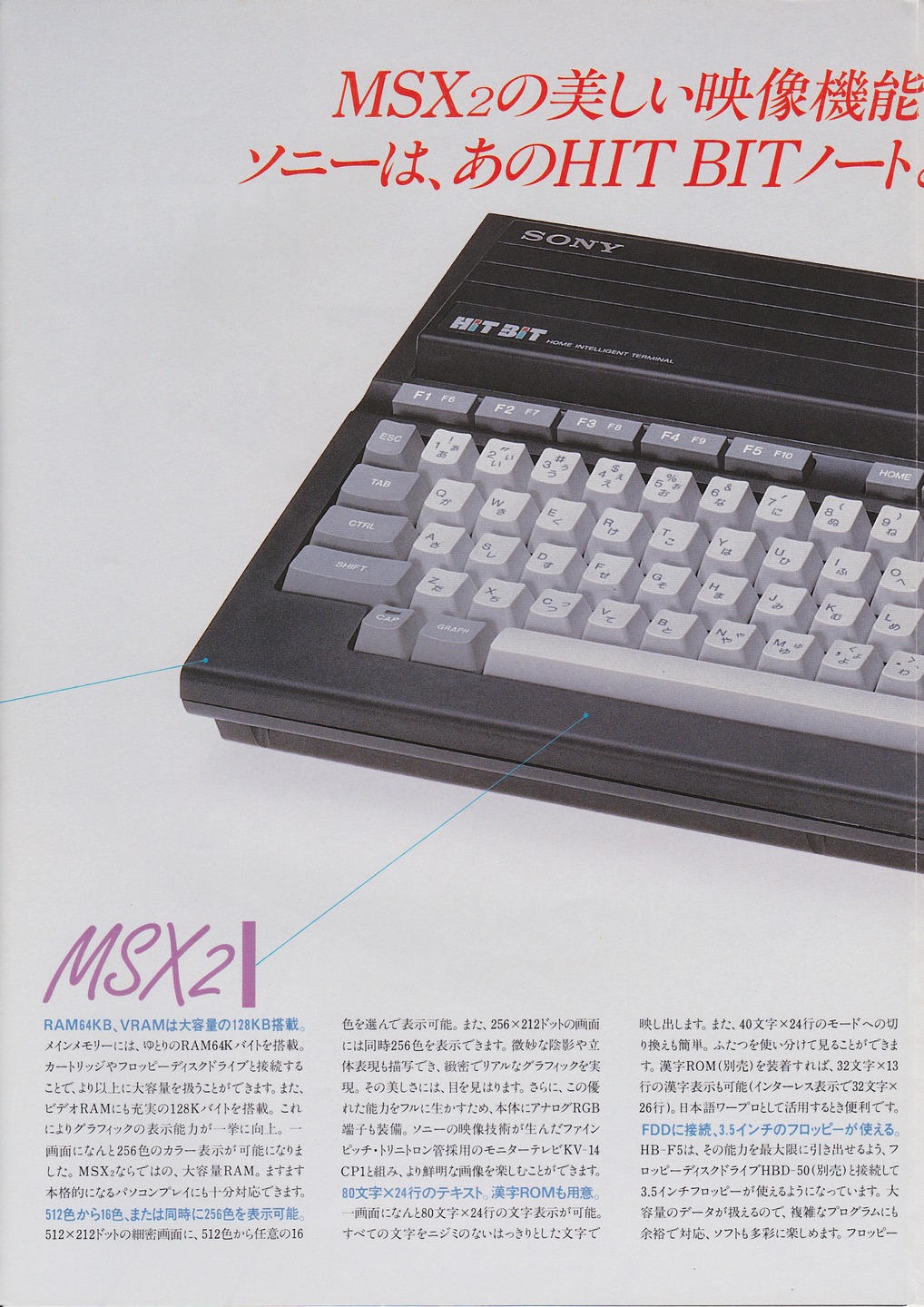 HB-F5 1985年9月 | ソニー坊やと呼ばれた男