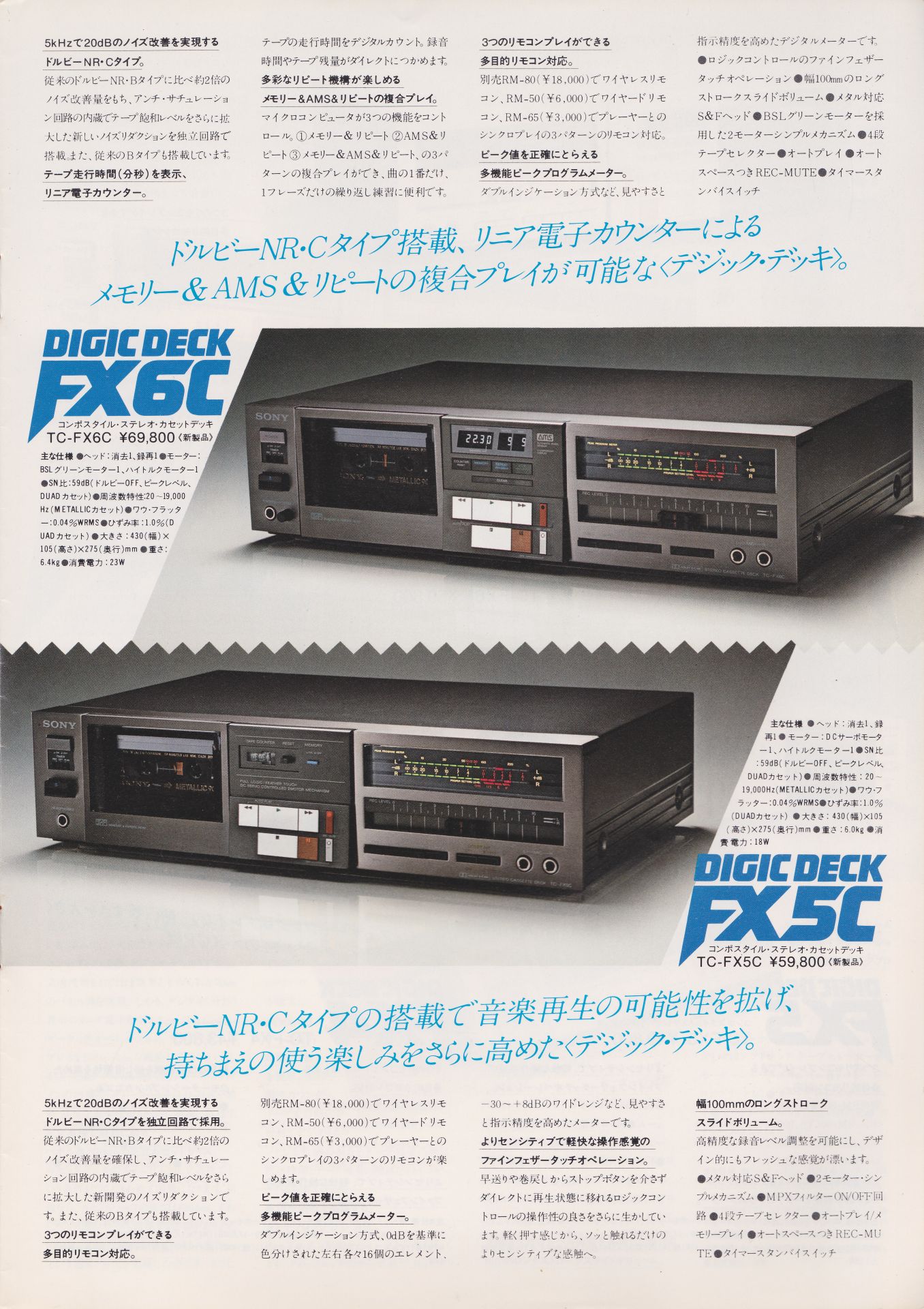 カセットデッキ 1981年1月 | ソニー坊やと呼ばれた男