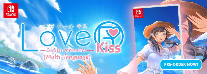LoveR Kiss: Endless Memories Nintendo Switch Physical Release with