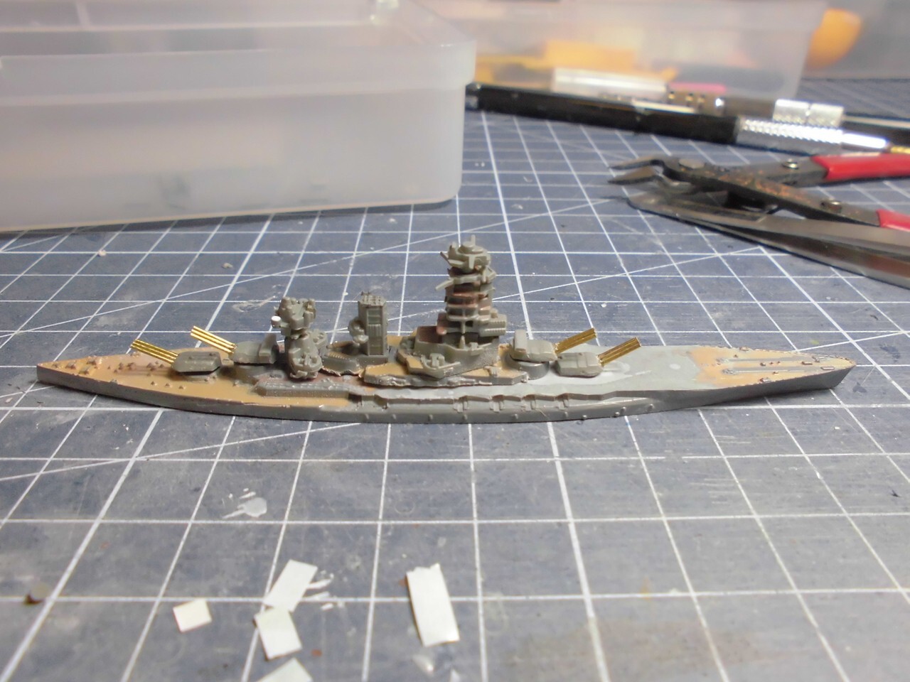 1/2000レッドホーク連合艦隊「ムツ」着工 | 三軒茶屋のブログ