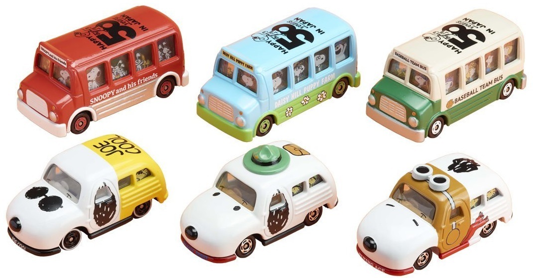 明日発売】トミカ ドリームトミカ スヌーピー日本上陸50周年記念