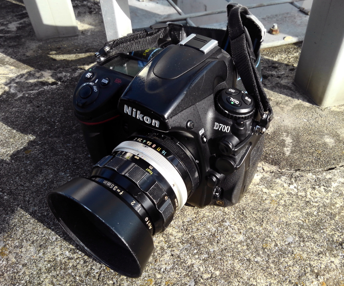 レンズの話題 105本目 【Nikkor-O Auto 35mm F2】 - コバルトブルーの灯台