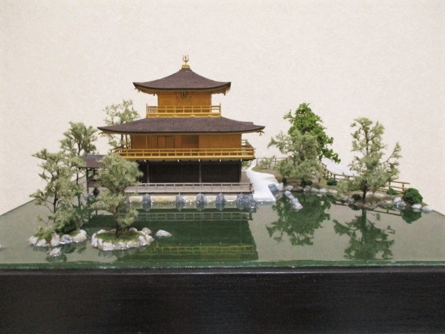 1/100ジオラマ 金閣寺（夏） - ジオラマ製作の日々