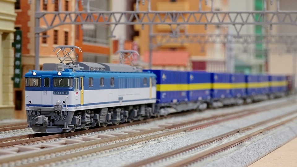 限定品 JR コキ107形貨車(増備型・西濃運輸コンテナ付)セット - ビスタ