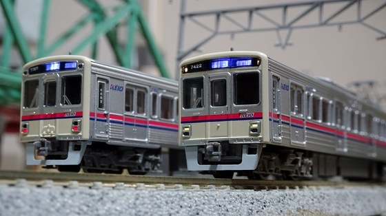 京王7000系 新塗装 増結2両セット - ビスタ模型鉄道（エヌゲージ日記）