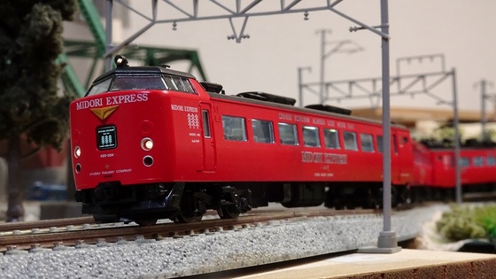 JR 485系（MIDORI EXPRESS）をやっと整備 - ビスタ模型鉄道