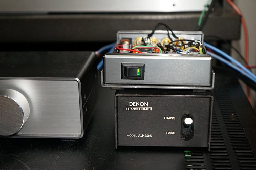 DL-103用昇圧トランスAU-305 | 手作りオーディオの部屋：長崎発