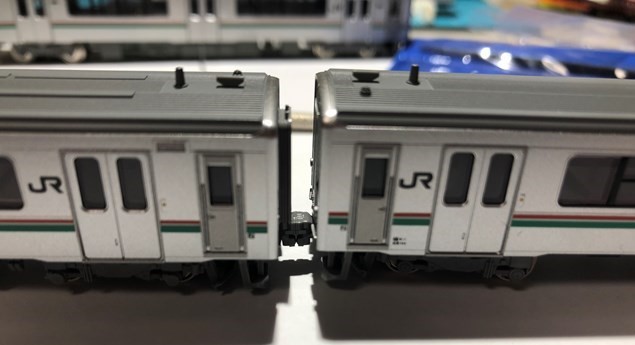 KATO製701系とマイクロエース製E721系の併結に関する一考察(カプラー