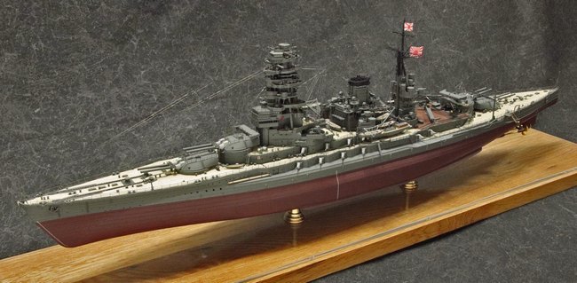 HIGH-GEARedの模型と趣味の日常 1/350戦艦『長門 開戦時』完成写真 その2