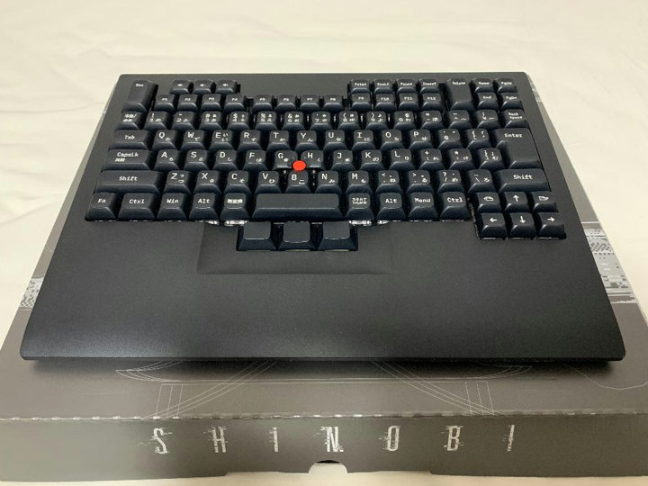 TEXのThinkPadリスペクトなメカニカルキーボード『Shinobi』が