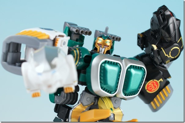 バンダイ SMP 百獣合体 ガオマッスル/ガオライノス＆ガオマジロ ミニ