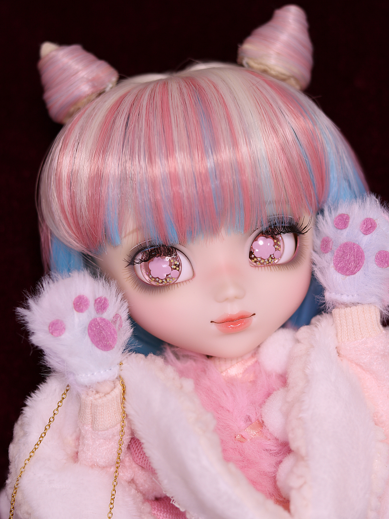 フラッフィー コットンキャンディー お迎え もこもこ肉球クマちゃん