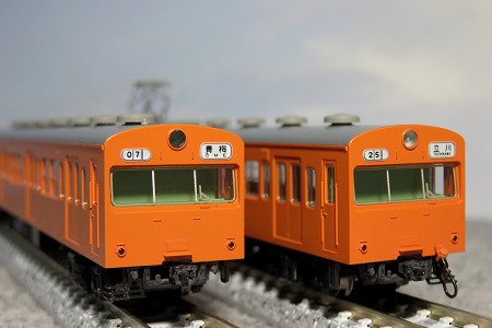 TOMIX 103系 1灯・新ライトパーツをオレンジでも試す - にゃいっちぃと