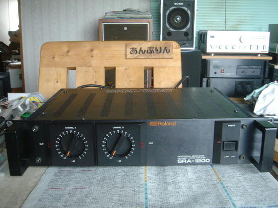 希少】Roland SRA-1200 パワーアンプ￼ローランドテック 希少】Roland