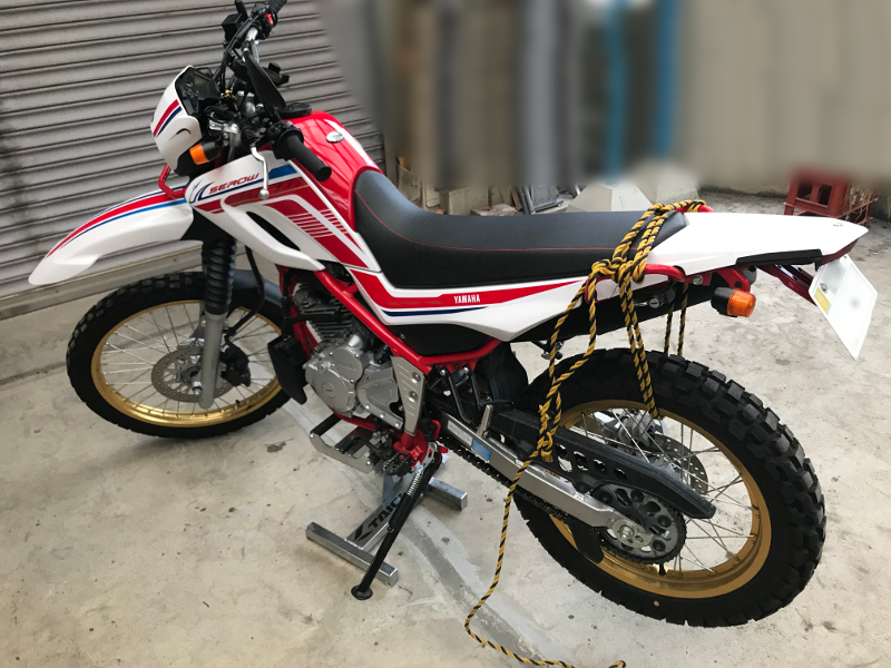 セロー250ファイナルエディション ハイリフト化:ガレージのメモ帳的ブログ