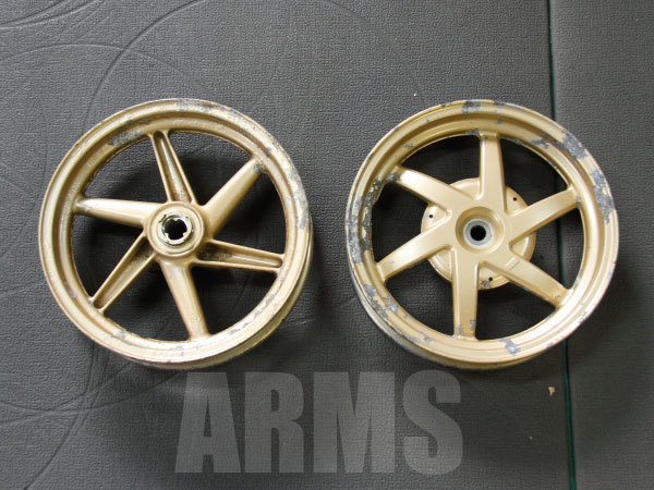 Dio ライブディオZX 純正ホイール (AF34系） リフレッシュ ゴールド