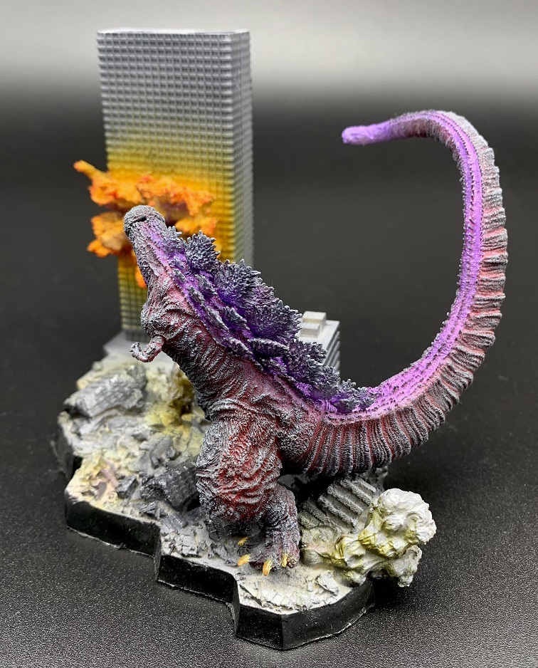 しぃたさん制作 シン・ゴジラ ゴジラ第4形態 “覚醒Ver.” 完成 - ふたり