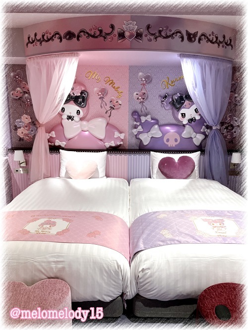 京王プラザホテル八王子のマイメロディ・クロミ ルーム - ＊めろめろ