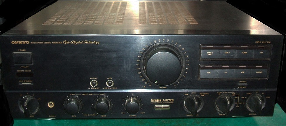 ONKYO・A－817XG（ﾌﾟﾘﾒｲﾝｱﾝﾌﾟ）修理記① | たもつ ちゃんの