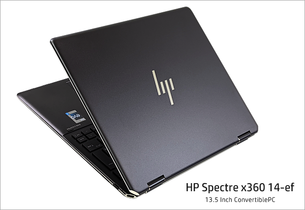 実機レビュー】HP Spectre x360 14-ef（3K2K OLED）：新デザインの2022