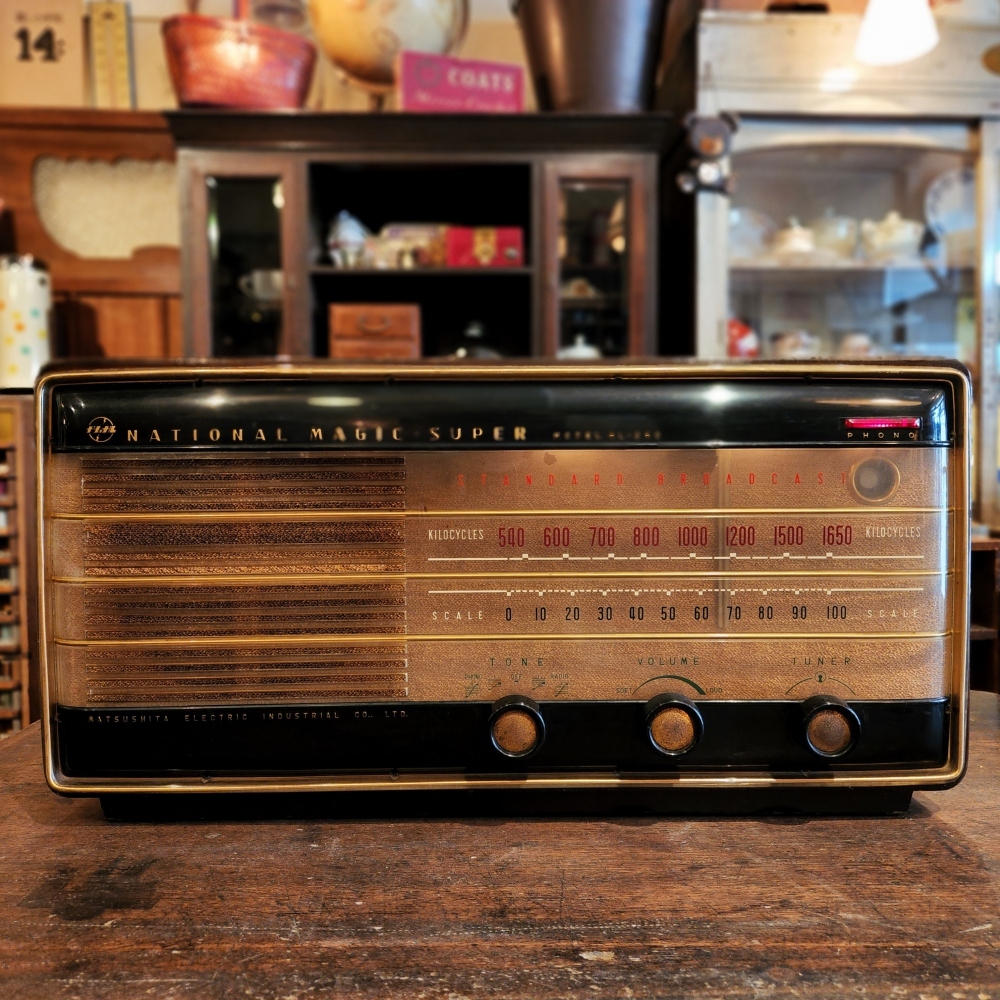 1957年 ナショナル5球スーパーラジオ 真空管ラジオ Hi-Fi EA-700