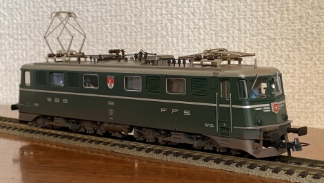 HAG HOゲージ SBB Ae6/6電気機関車 - 鉄道と模型趣味のブログ