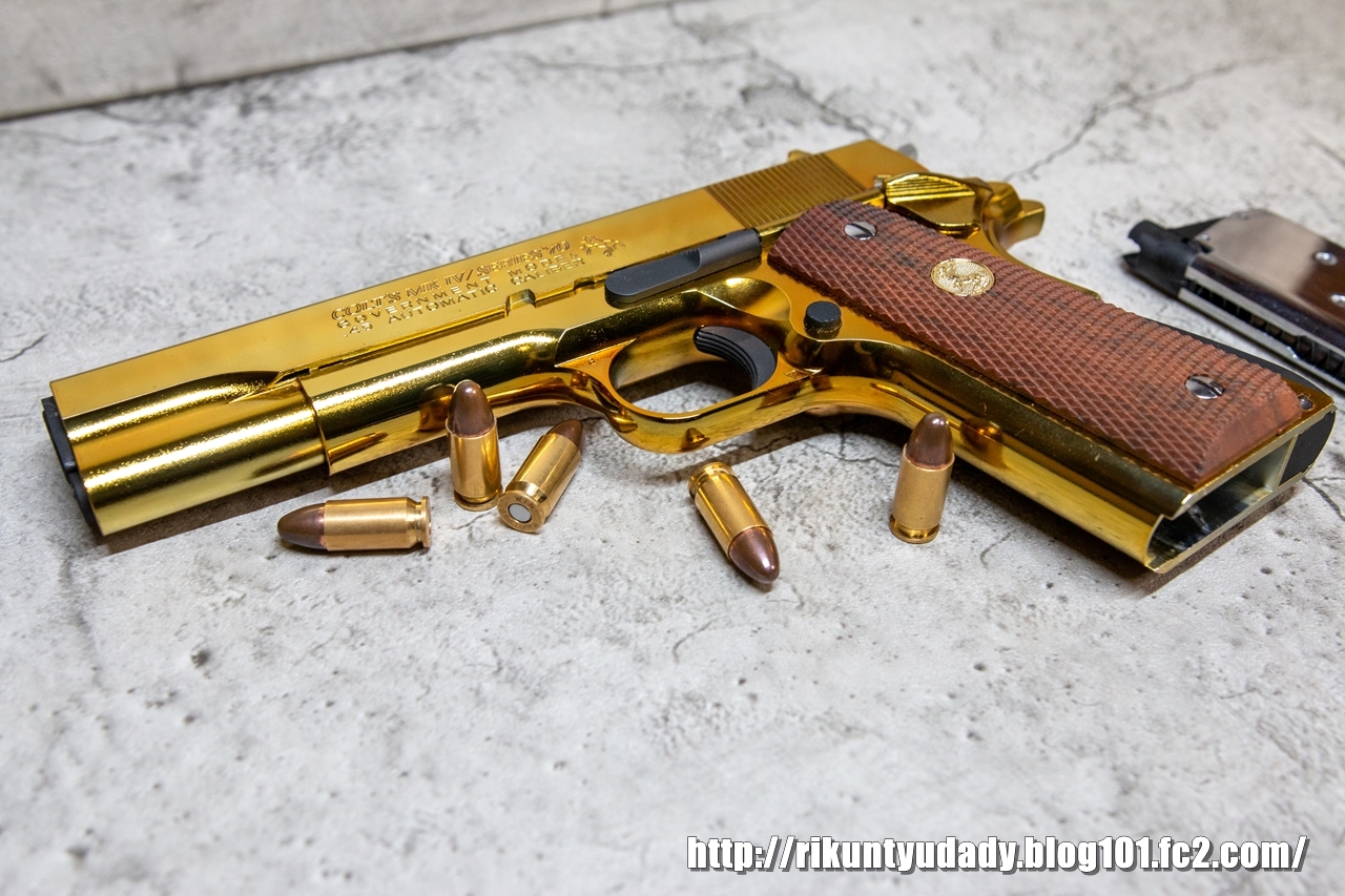 カスタム塗装】東京マルイ コルト ガバメント シリーズ'70 ニッケル