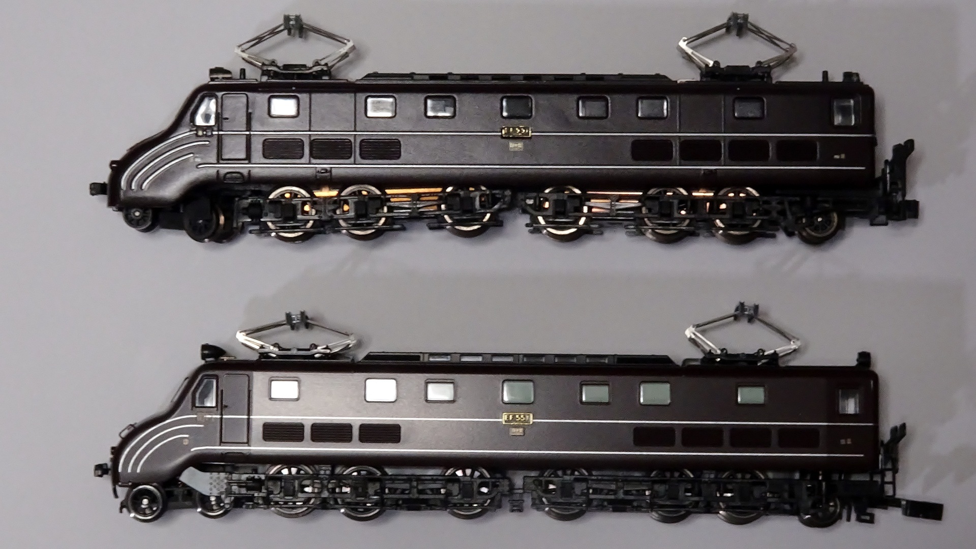 新車入線】KATO EF55 高崎運転所 ～マイクロエース製と並べてみる