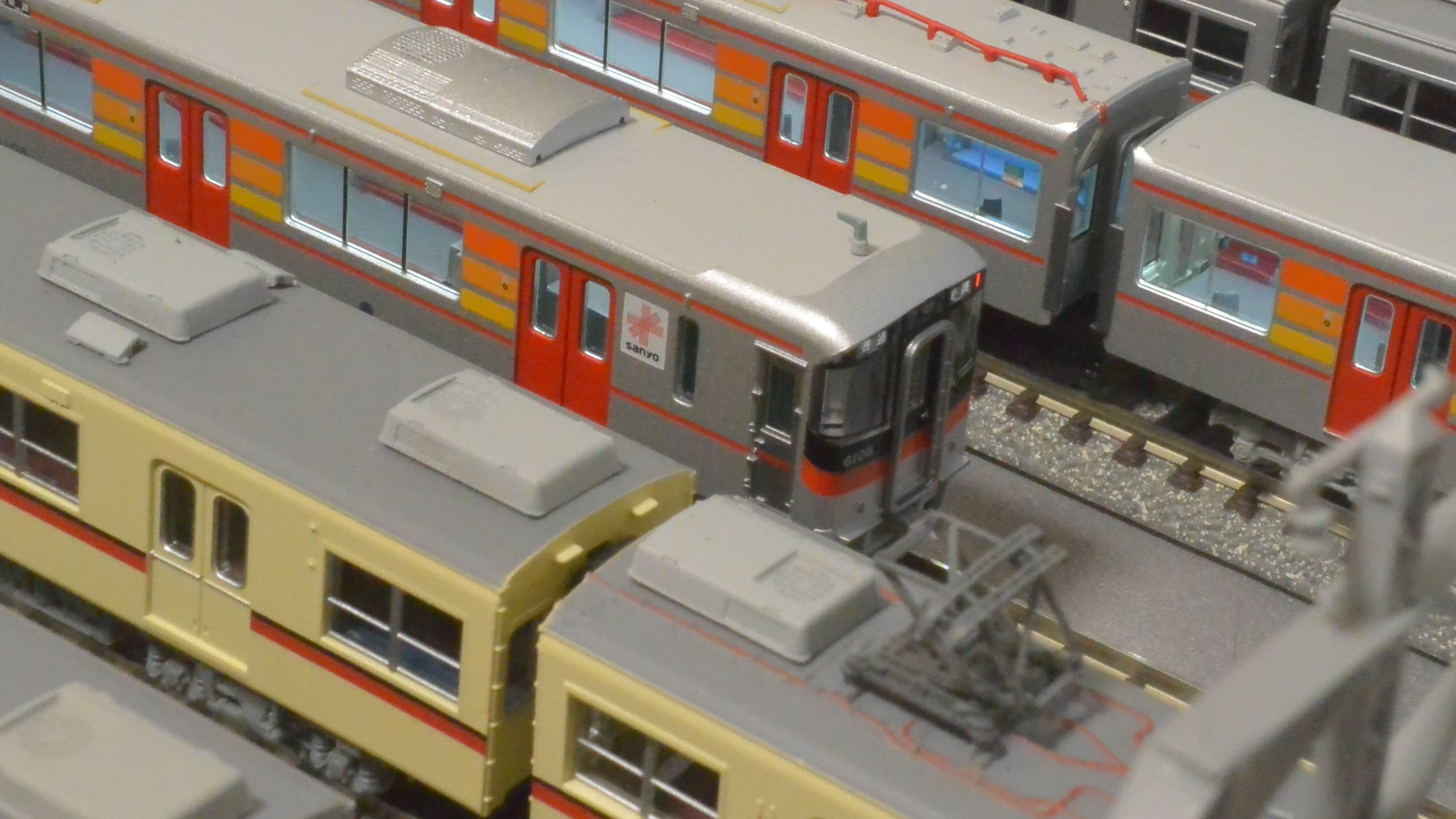 Popondetta_山陽電鉄6000系3両セット4両セット入線整備（5） - 森の小径