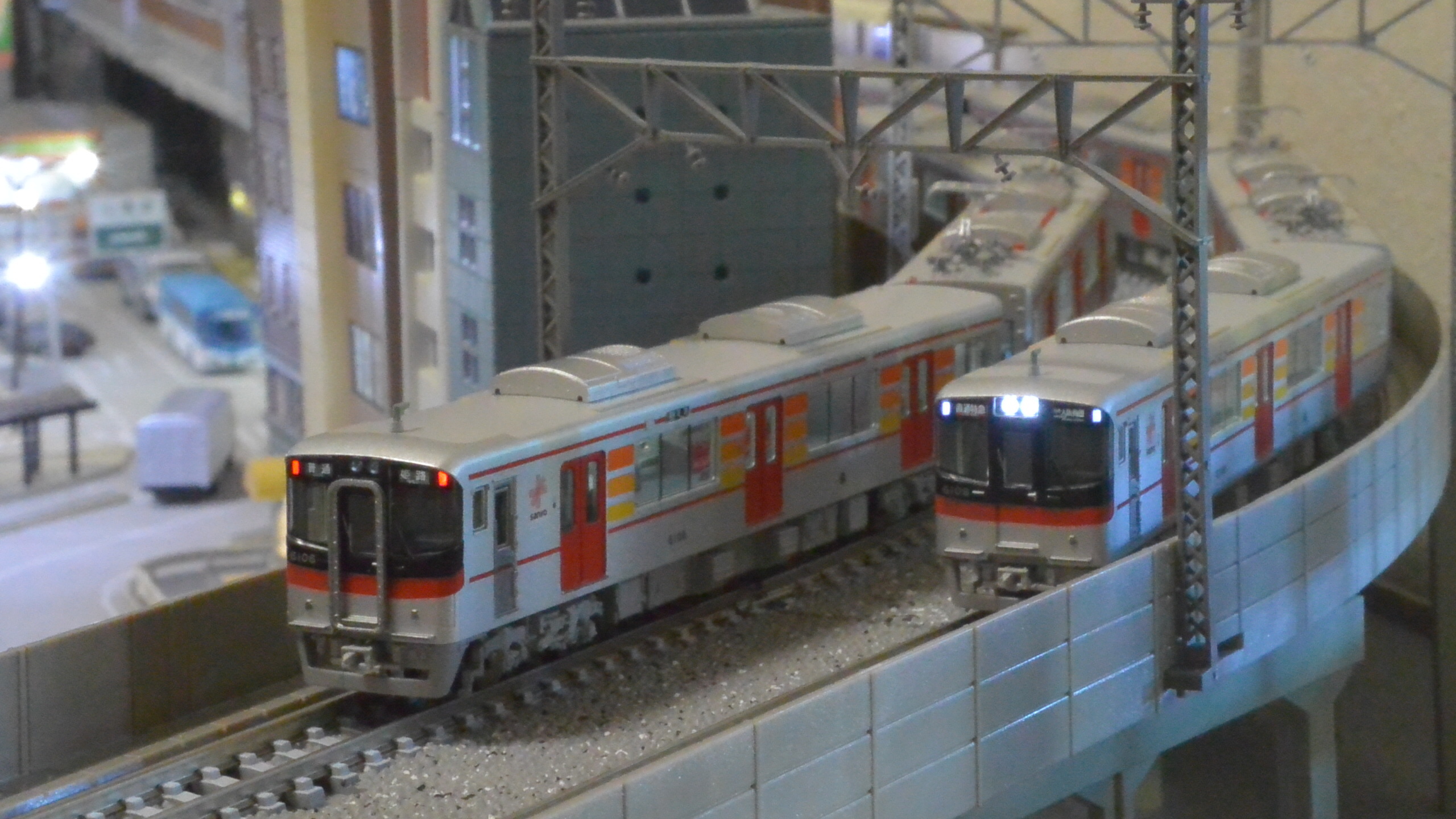 Popondetta_山陽電鉄6000系3両セット4両セット入線整備（5） - 森の小径