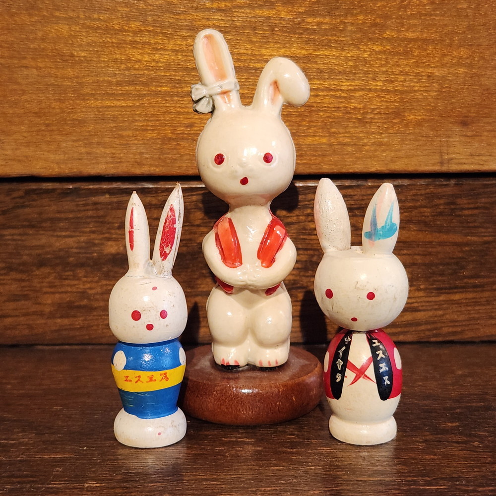 初代？2代目？昭和レトロ エスエス製薬ピョンちゃん 卓上マスコット