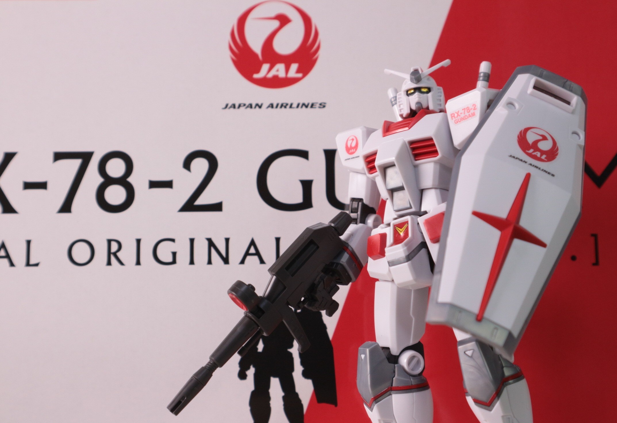 HG RX-78-2 ガンダム[JAL オリジナルカラーVer.]の素組みのご紹介