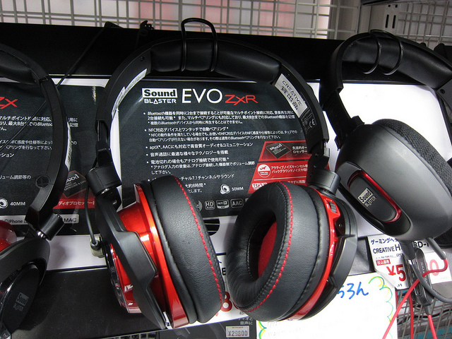 ヘッドセット】クリエイティブ 『Sound Blaster EVO ZxR』 レビュー