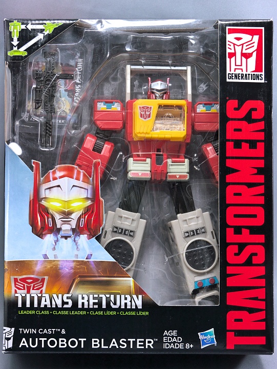 トランスフォーマー GENERATIONS TITANS RETURN ブラスター(TWIN CAST