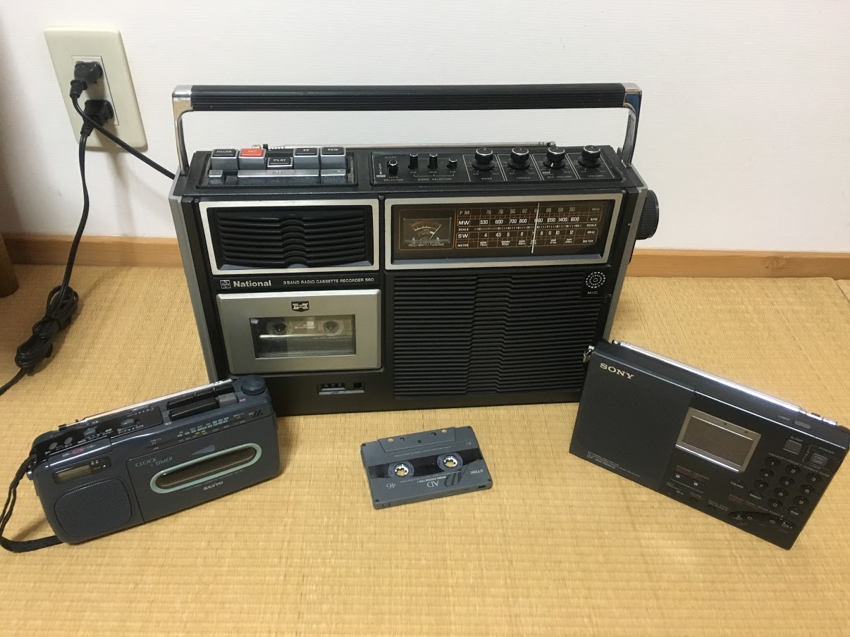 ナショナル National ナショナル ラジカセ RQ-560 3バンド カセット