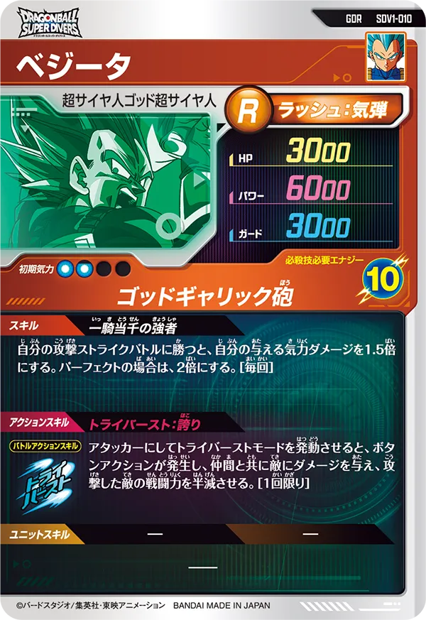 SDVP-009 孫悟空と相性が良いカード紹介 | ジャスティスのダイバーズガイド