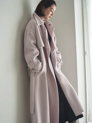 新作！ウールカシミアトレンチリバーコート | FRAY I.D | ショップ