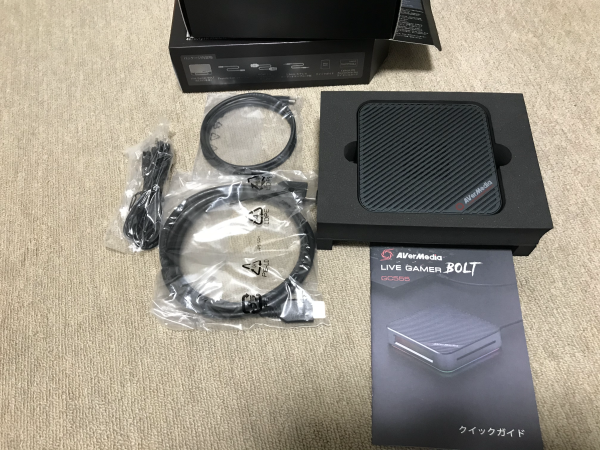 キャプチャー】Live Gamer BOLT – GC555 が届いたので使ってみた