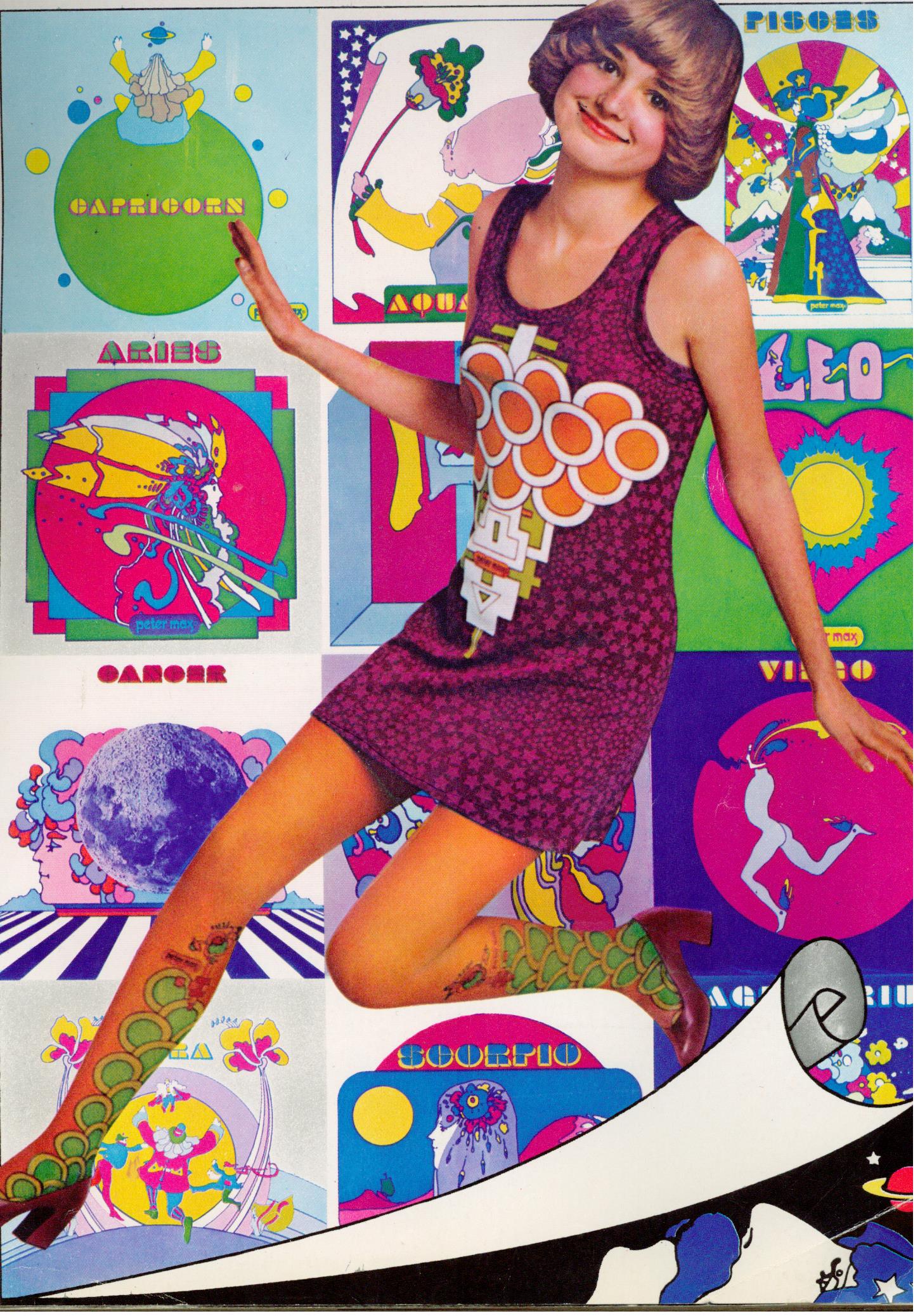 Musings from Marilyn » The Peter Max 1970 Fashion Explosion!